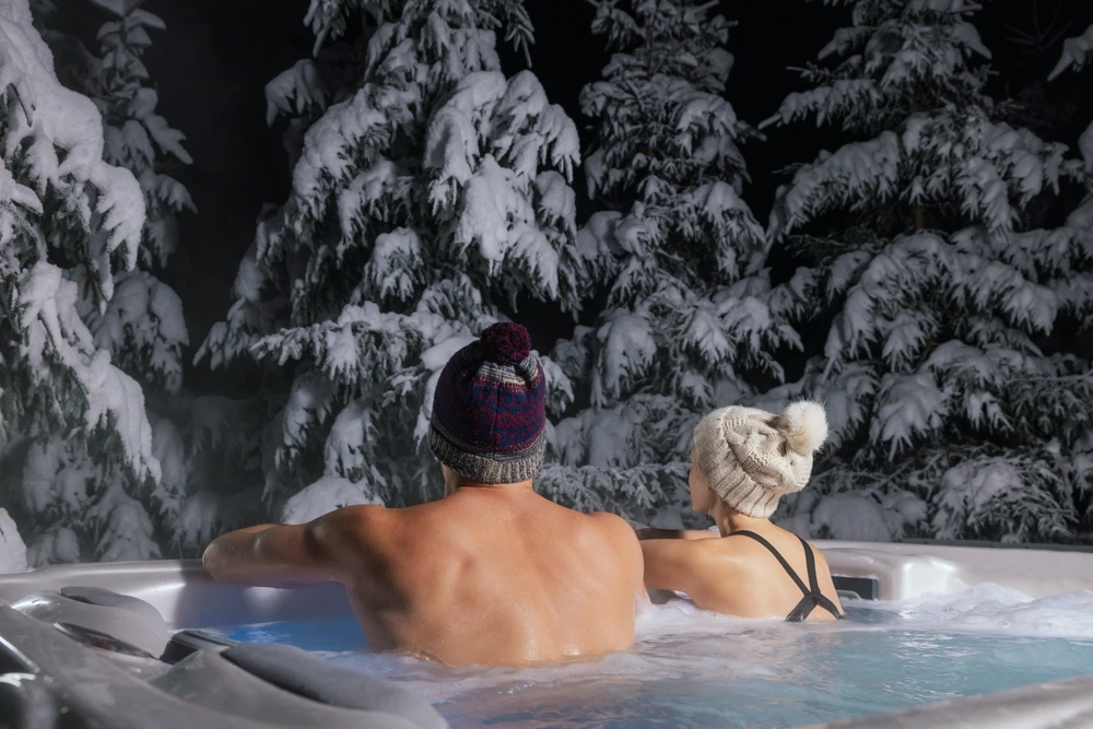 Jacuzzi Paar Natur